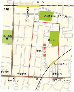 小金井市東町地図